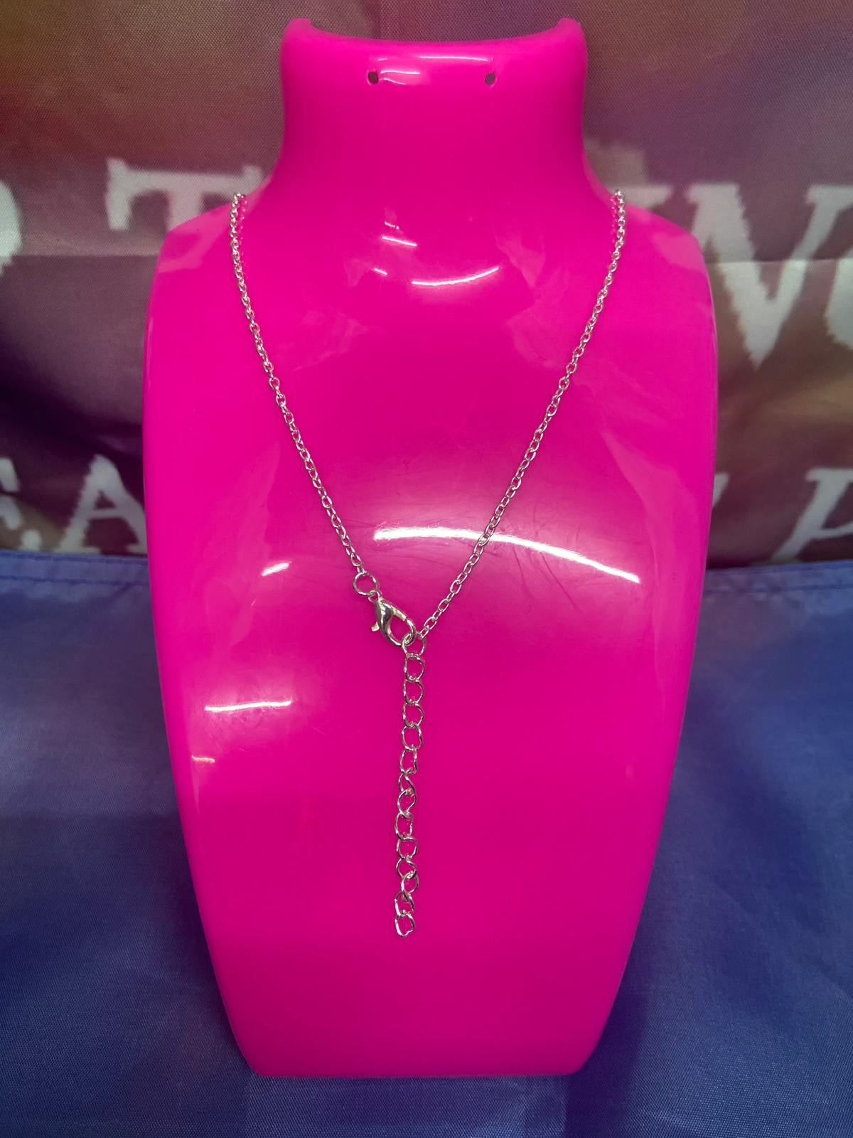 Infinity Cross Necklace – Silver 30cm Edition