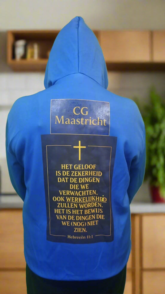 Design Your Own Faithwear | CG Maastricht Hoodie of bomber trui dames