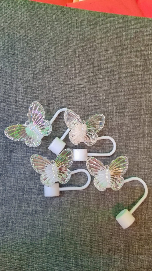 Rietjes Afsluiter – Vlinder Transparant (Acryl Look)