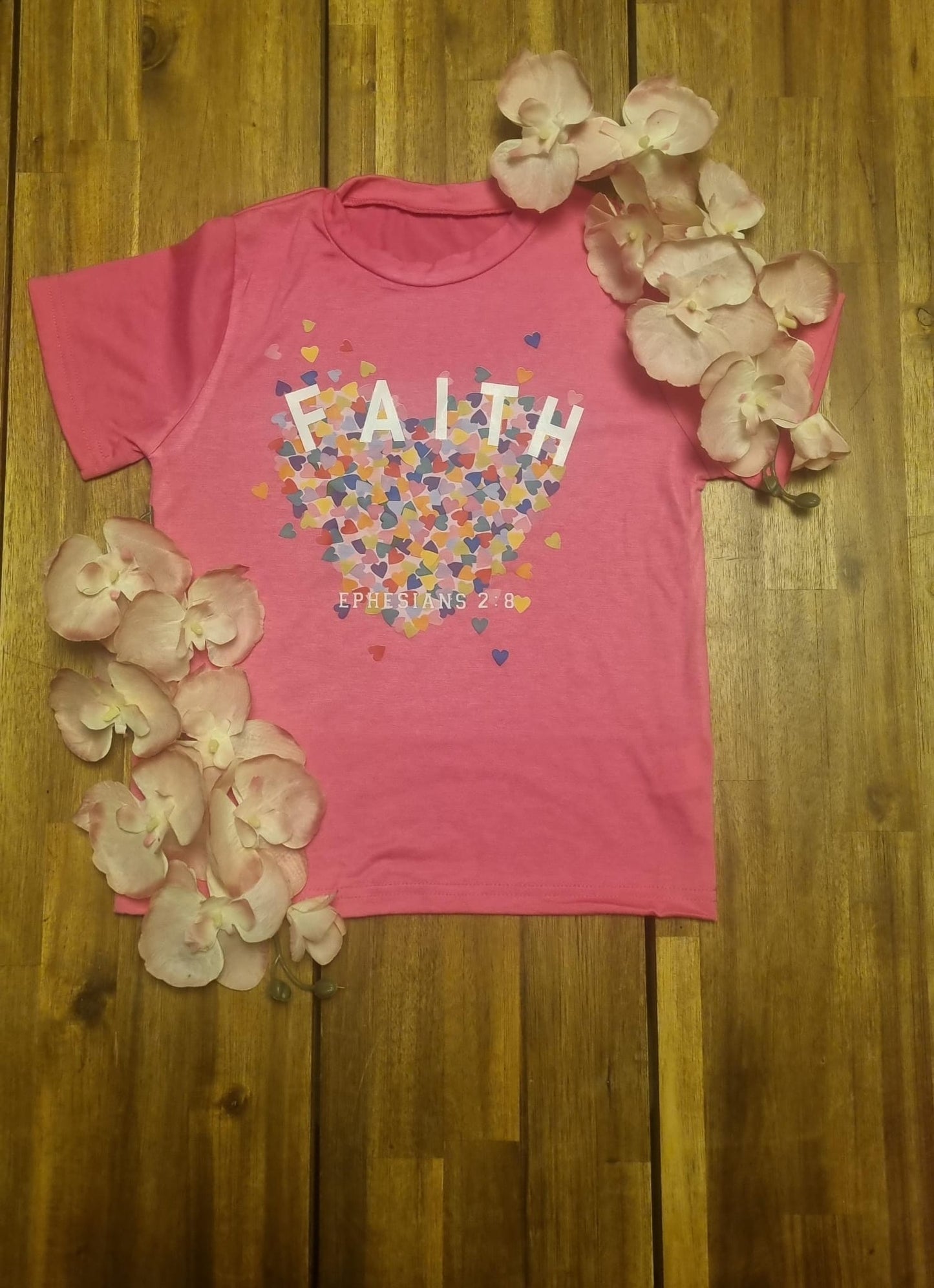 2 delig setje pink FAITH t shirt met bijpassende legging maat 134