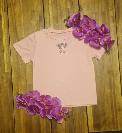 Maat 116/122 poeder roze meisje bokshandschoenen
