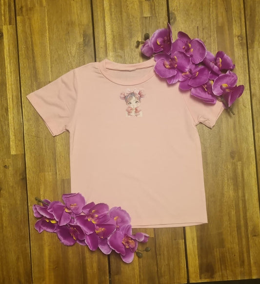 Maat 116/122 poeder roze meisje bokshandschoenen